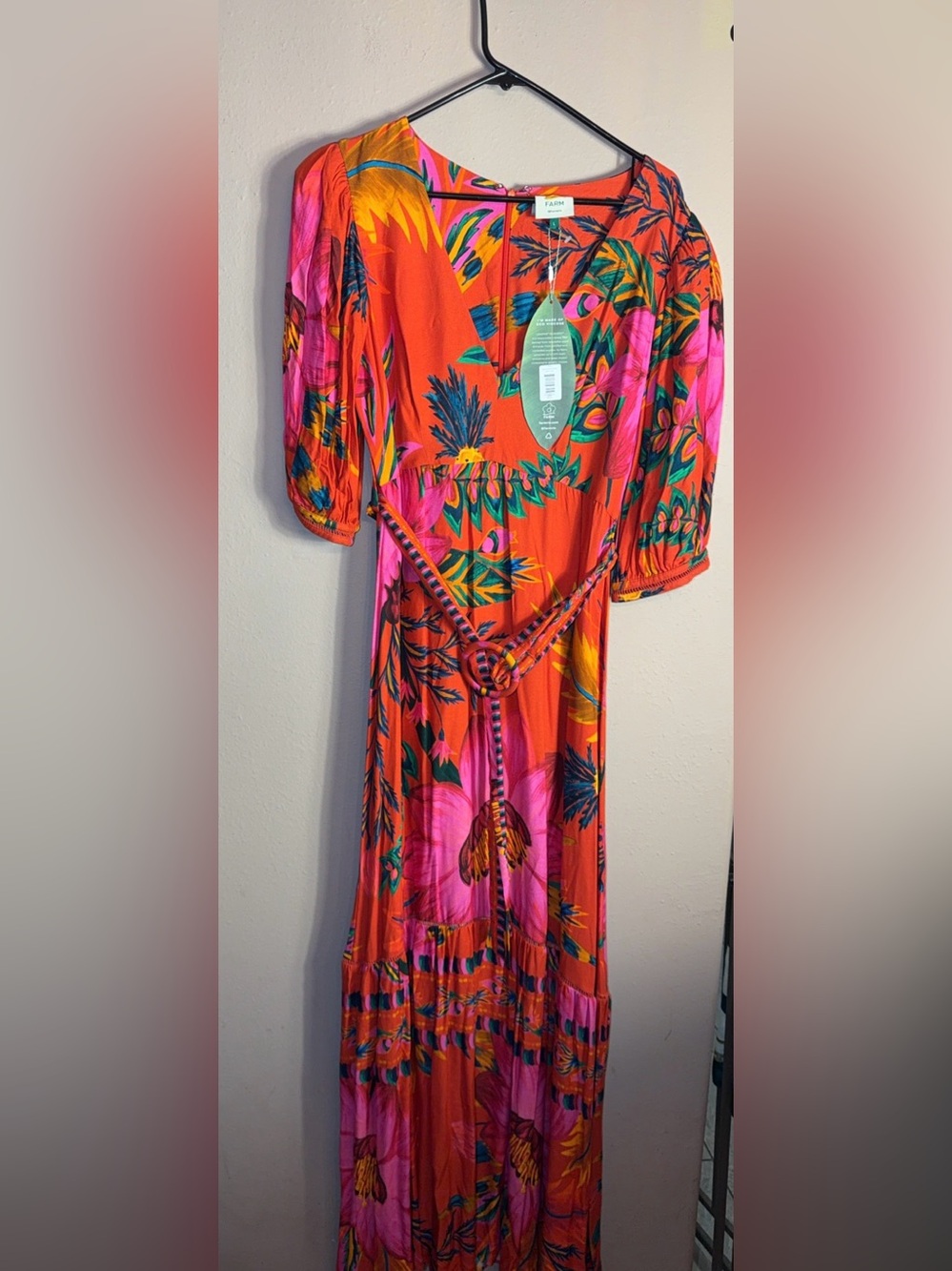 NWT FARM RIO  floral maxi Dress - Picture 4 of 6